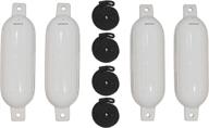 👍 extreme max 3006.7381 boattector fender value 4-pack review - 6.5" x 22”, white логотип