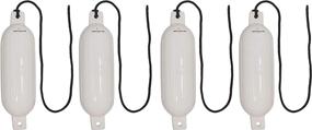 img 3 attached to 👍 Extreme Max 3006.7381 BoatTector Fender Value 4-Pack Review - 6.5" x 22”, White