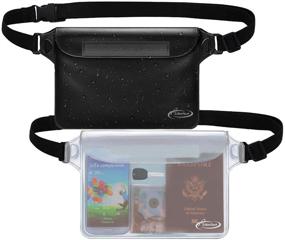 img 4 attached to AiRunTech Waterproof Pouch With Waist Strap (2 Pack)