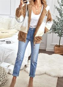 img 1 attached to 🧥 Stylish and Comfy Dokotoo Oversized Patchwork Cardigans: Women's Outwear & Fashionable Coats, Jackets & Vests!