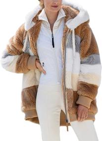img 4 attached to 🧥 Stylish and Comfy Dokotoo Oversized Patchwork Cardigans: Women's Outwear & Fashionable Coats, Jackets & Vests!