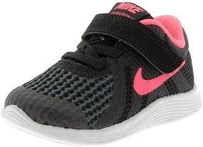 img 3 attached to 👟 NIKE Revolution Running Shoes for Boys: Black Cool Grey White | Top-rated Performance and Style