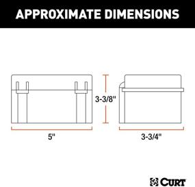 img 3 attached to CURT 52027: Watertight Trailer Breakaway Battery Case – Compact Design for Reliable Performance