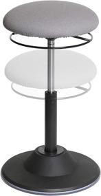 img 3 attached to Seville Classics Sit Stand Adjustable Ergonomic Building Supplies