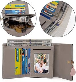 img 2 attached to UTO Wallet Leather Pendant Organizer Women's Handbags & Wallets in Wallets