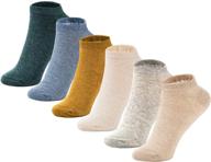 stylish and comfortable: magiarte women's soft cotton ankle socks in an assorted 6 & 12-pack логотип