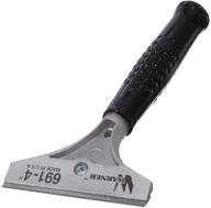 🔪 warner 4-inch big blade scraper with 5-inch steel handle - model 691 logo