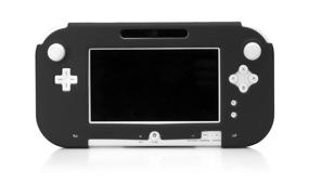 img 4 attached to 🎮 Black Wii U Gamepad Silicone Cover