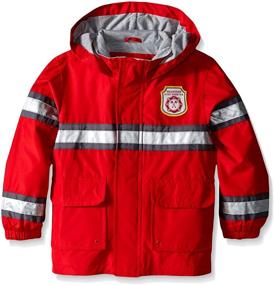 img 2 attached to 🔥 Carter's Fireman Toddler Boys Raincoat Slicker