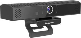 img 4 attached to 📷 Tenveo TEVO-VA1000: 3-in-1 Webcam with Speaker and Microphone - Full HD 1080p Camera for Video Conferencing, Recording, and Streaming