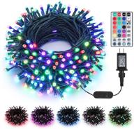 🎄 joomer 66ft color changing christmas lights - 200 led rgb outdoor twinkle tree lights with remote, timer & dimmable function - 19 vibrant colors - ideal for xmas room, indoor wedding, and party decorations logo