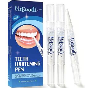 img 4 attached to 😁 VieBeauti Teeth Whitening Pen (2 Pack) - 20+ Uses, Effective, Painless, No Sensitivity, Travel-Friendly, Easy to Use - Achieve a Beautiful White Smile with Natural Mint Flavor