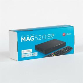 img 4 attached to 📺 2021 Infomir Mag 520 4K 2160P: HDMI Cable, 1GB RAM & 4GB Flash, HEVC Support (25% Faster Than Mag 322w1, 324W2, 424W3) + WiFi Antenna 300Mbps