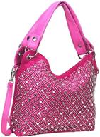 👜 zzfab mirror rhinestone bling: shop women's handbags, wallets, and top-handle bags! logo