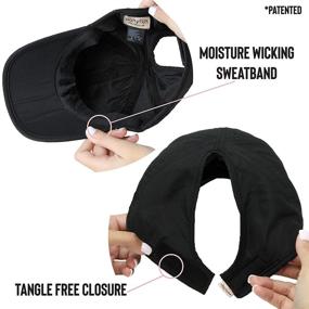 img 3 attached to 🧢 Ponyflo Active Ponytail Hat: Best Ponytail Caps for Women with Curly Hair!