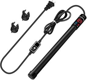 img 2 attached to 🐠 InkbirdPlus 300W Submersible Aquarium Heater - Titanium Fish Tank Auto Thermostat with LED Digital Temperature Readout and External Controller - Ideal for Saltwater and Freshwater Aquatic Environments