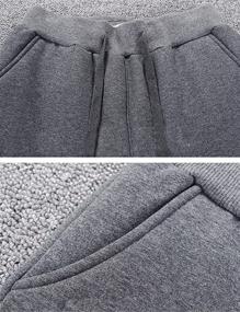 img 1 attached to Jenkoon Women's Warm Fleece Sherpa-Lined Sweatpants: Comfy Drawstring Joggers with Athletic Style