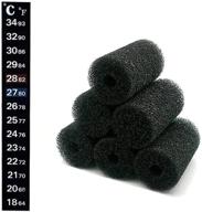 🐠 6pcs iafvkai pre-filter sponge | aquarium foam sponge roll intake filter cover for fish tank logo