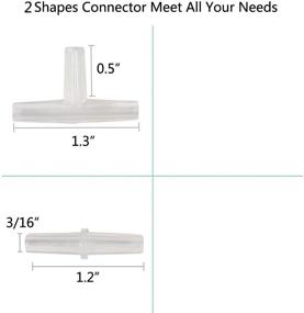 img 1 attached to Alegi Aquarium Connector Plastic Inline