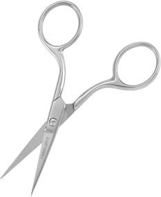 img 2 attached to 🔪 HAGUPIT Precision Embroidery Scissors, 4" Forged Stainless Steel, Sharp Pointed Tip Detail Shears for DIY Craft Thread Cutting, Needlework Yarn & Sewing