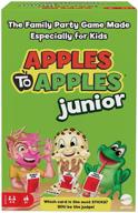 🍎 apples to apples junior, the game of crazy comparisons, board game with 504 cards, kid-friendly party game, perfect gift for kid, teen & family game night, ages 9+ years & up логотип