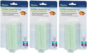 img 1 attached to 🔹 Aqueon QuietFlow Phosphate Remover Specialty Filter Pads - Size 20/75 - Pack of 4 Pads