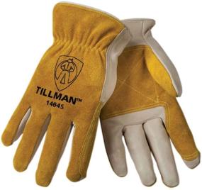 img 2 attached to 🧤 Tillman 1464 Small Top-Grain Cowhide/Split Drivers Gloves