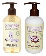 🌿 organic lavender baby shampoo & wash and detangler set with tea tree oil, calendula & lemon - hypoallergenic, aromatherapeutic, and sleep-enhancing - 8.5 fl oz each logo