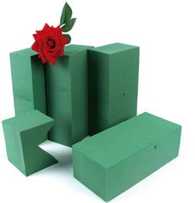 img 3 attached to Floral Foam Bricks: 6 PCS Styrofoam 🌸 Green Bricks for Flower Arrangements & Craft Supplies