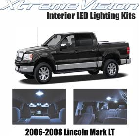 img 4 attached to 🚗 Enhanced Interior LED Kit for Lincoln Mark LT 2006-2008 (6 Pieces) Cool White Lighting + Easy Installation Tool