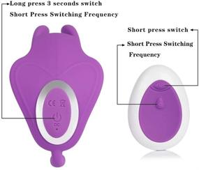 img 3 attached to 🦋 Носимый вибратор: "Missing You" - Невидимые трусики-бабочки с стимуляцией точки G и клитора для женщин - Вибрирующая секс-игрушка "Яйцо