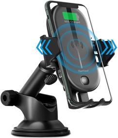 img 4 attached to 📱 Top Trend Wireless Car Charger Mount, 15W Fast Qi Charging Auto-Clamping Car Phone Holder Mount, Air Vent Holder for iPhone 12/11/11 Pro/11 Pro Max/XS Max/XS, Samsung S10/S10+/S9/S9+/Note