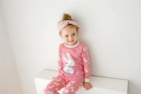 img 1 attached to 🐰 Adorable VAENAIT BABY Flower Rabbit Easter Pajamas - Perfect Sleepwear Set for Kids and Toddlers