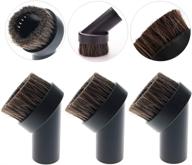 🐴 txin 4-piece soft horsehair bristle vacuum attachments: efficient dusting brush cleaner kit with small round corner/track cleaning tools – inner dia 32mm/1.26 in логотип