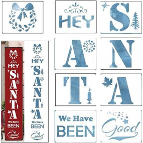 img 4 attached to Christmas Stencils Painting Reusable Template