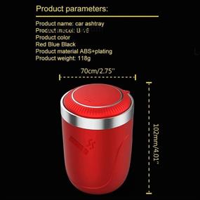 img 1 attached to Portable Cigarette Ashtray Smokeless Cylinder Interior Accessories