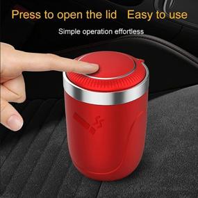 img 2 attached to Portable Cigarette Ashtray Smokeless Cylinder Interior Accessories