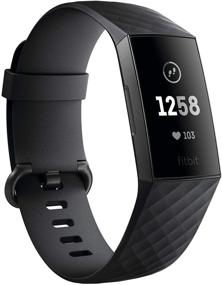 img 4 attached to 📟 Renewed Fitbit Charge 3 Fitness Activity Tracker, Graphite/Black, One Size with S & L Bands Included