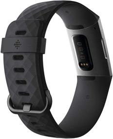 img 1 attached to 📟 Renewed Fitbit Charge 3 Fitness Activity Tracker, Graphite/Black, One Size with S & L Bands Included