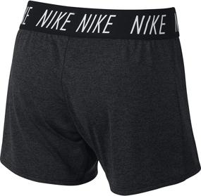 img 3 attached to 👧 Get Ready to Train with NIKE Girls' Dry Trophy Training Shorts!