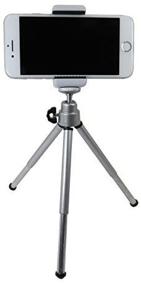 img 3 attached to 📸 OCTO MOUNTS ST White: Small Portable Tripod with White Cellphone Mount - Perfect for Travel or Desktop Use, Compatible with iPhone, Android, Samsung Galaxy, and Digital Cameras