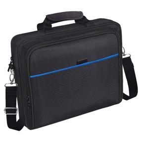 img 4 attached to 🎮 PS4 Travel Bag with Protective Carrying Case for Computer/ Notebook/ Laptop, 14 Inch Laptop Sleeve Portable Bag