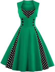 img 4 attached to 👗 Коктейльное винтажное платье для женщин плюс-сайз от Killreal Rockabilly