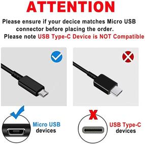 img 2 attached to Adaptive Charger Compatible Samsung Galaxy Portable Audio & Video for MP3 & MP4 Player Accessories