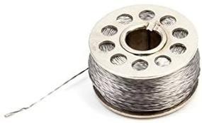 img 3 attached to Enhanced Sewing Performance with NGW-1pc Conductive Stainless Steel Sewing Thread - 22 Meter/72ft