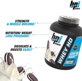 img 2 attached to 🥛 BPI Sports Whey HD Ultra Premium Protein Powder Review: Milk and Cookies, 4.1 Pound - Is it Worth it?