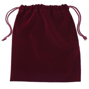 img 4 attached to Beautyflier Travel Hair Dryer Bags: Stylish Cotton Drawstring Bag for Hairdryer Organization and Storage at Home or Travel (11.5”x 10” Wine Red)