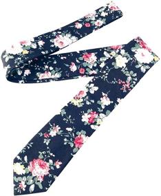 img 2 attached to 🌸 Stylish Neckties for Groomsmen: Floral Wedding Necktie Collection