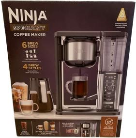 img 4 attached to 🤩 Кофеварка Ninja Specialty Coffee Maker CM400 с съемным резервуаром для воды, стеклянным графином и возможностью варки одной чашки с функцией складной платформы для чашек