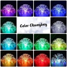 img 3 attached to 🎄 BrizLabs Christmas Fairy Lights: 33ft 100 LED Color Changing String Lights with Remote - USB Powered RGB Multicolor Xmas Twinkle Lights for Christmas Tree Room Decor